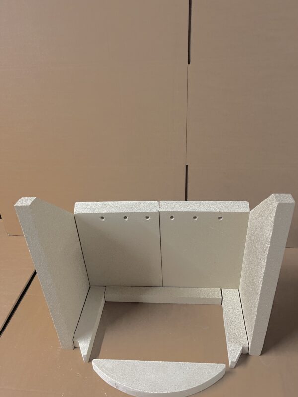 Techfire Vermiculite-Brennraumset für Serie: UNI-4030