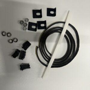 Techfire Kaminofenscheiben-Dichtung-Set. selbstklebend !